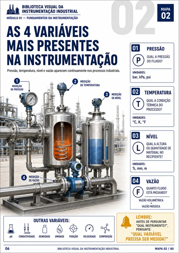 Página de mapa visual da Biblioteca Visual da Instrumentação Industrial